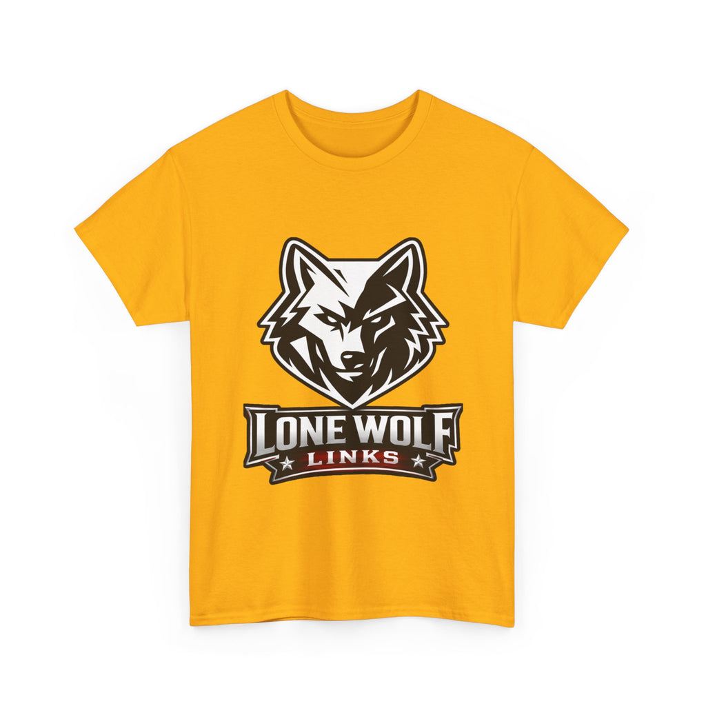 Wolf Logo T‑Shirt Unisex Light Colors - 'Lone Wolf Links' Graphic Tee