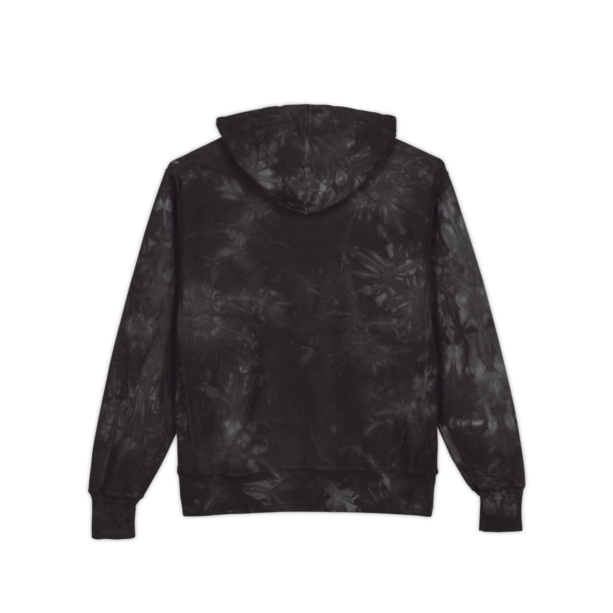 Tie-Dye Lone Wolf with Crossed Tees Hoodie (Unisex)
