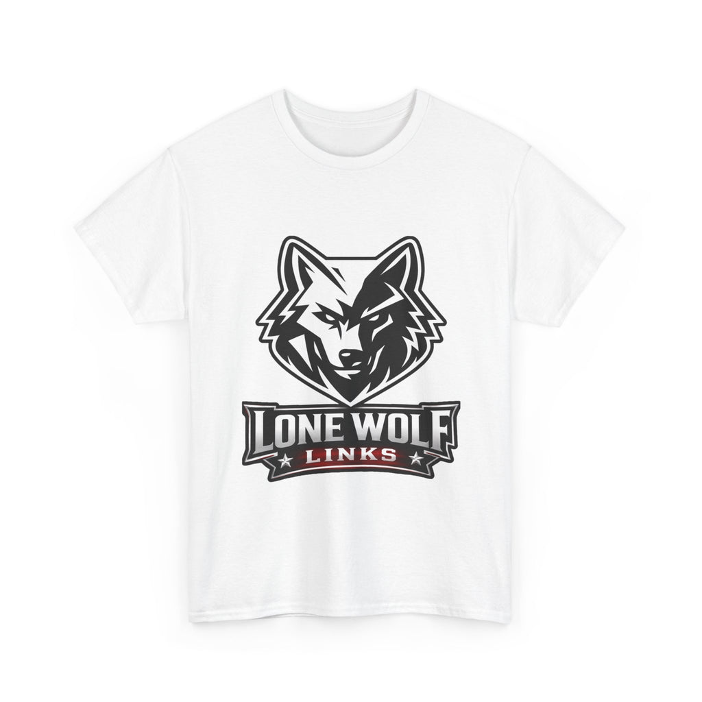 Wolf Logo T‑Shirt Unisex Light Colors - 'Lone Wolf Links' Graphic Tee