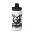 Lone Wolf Sports Stainless Steel Water Bottle - Insulated Athletic Bottle with Sports Lid