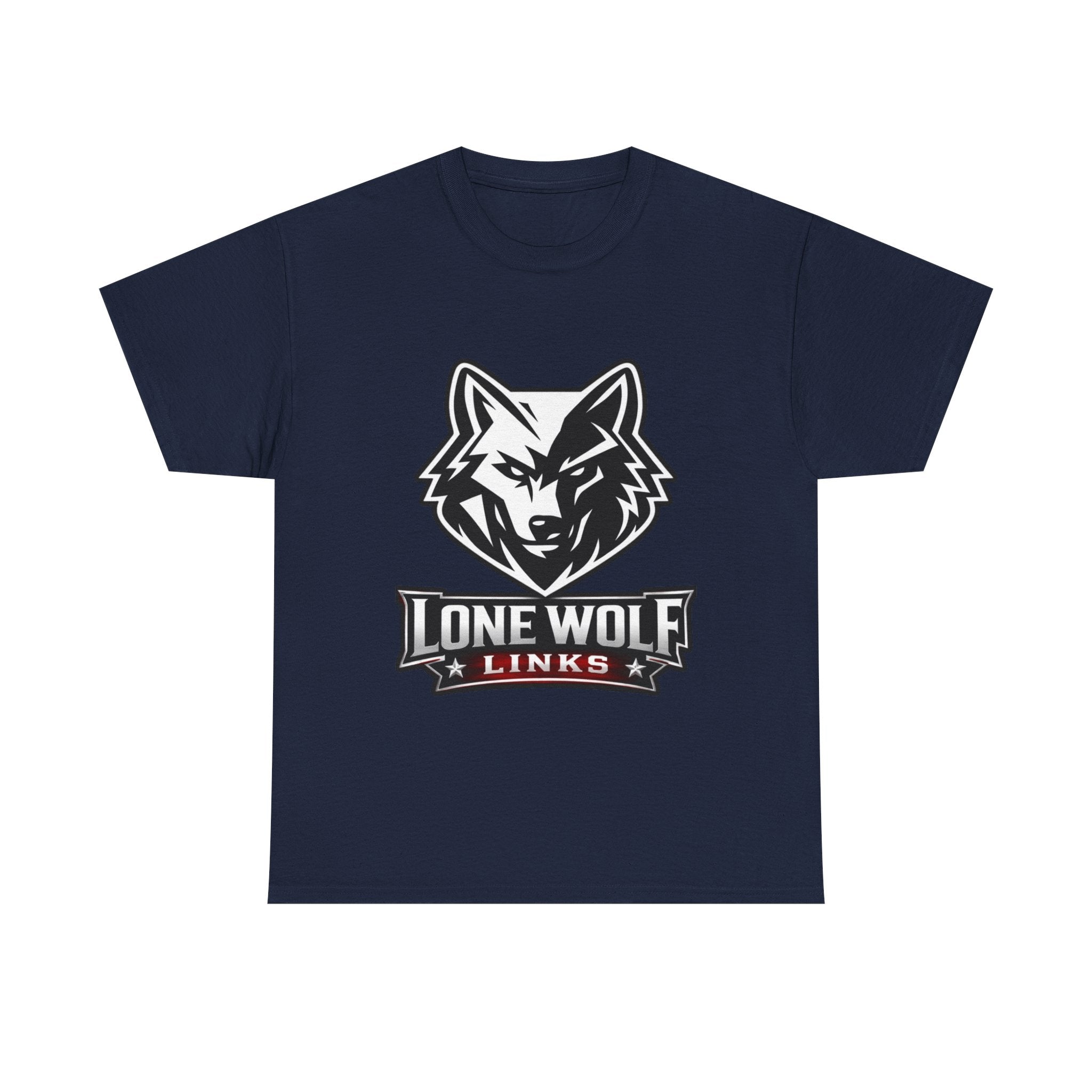 Lone Wolf Golf Unisex T-Shirt Dark Colors - 'Lone Wolf Links' Logo Tee