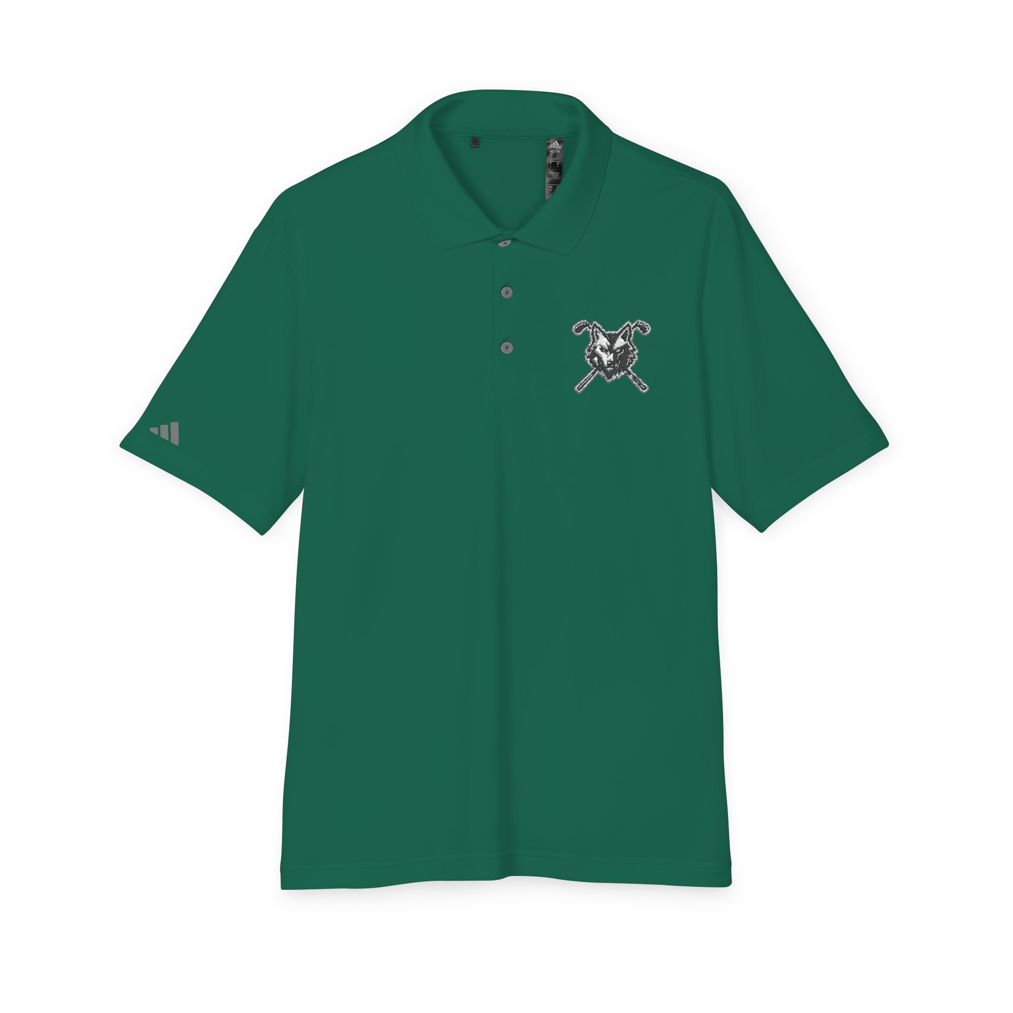 Wolf & Crossed Golf Clubs Unisex Polo Shirt - Performance Golf Polo