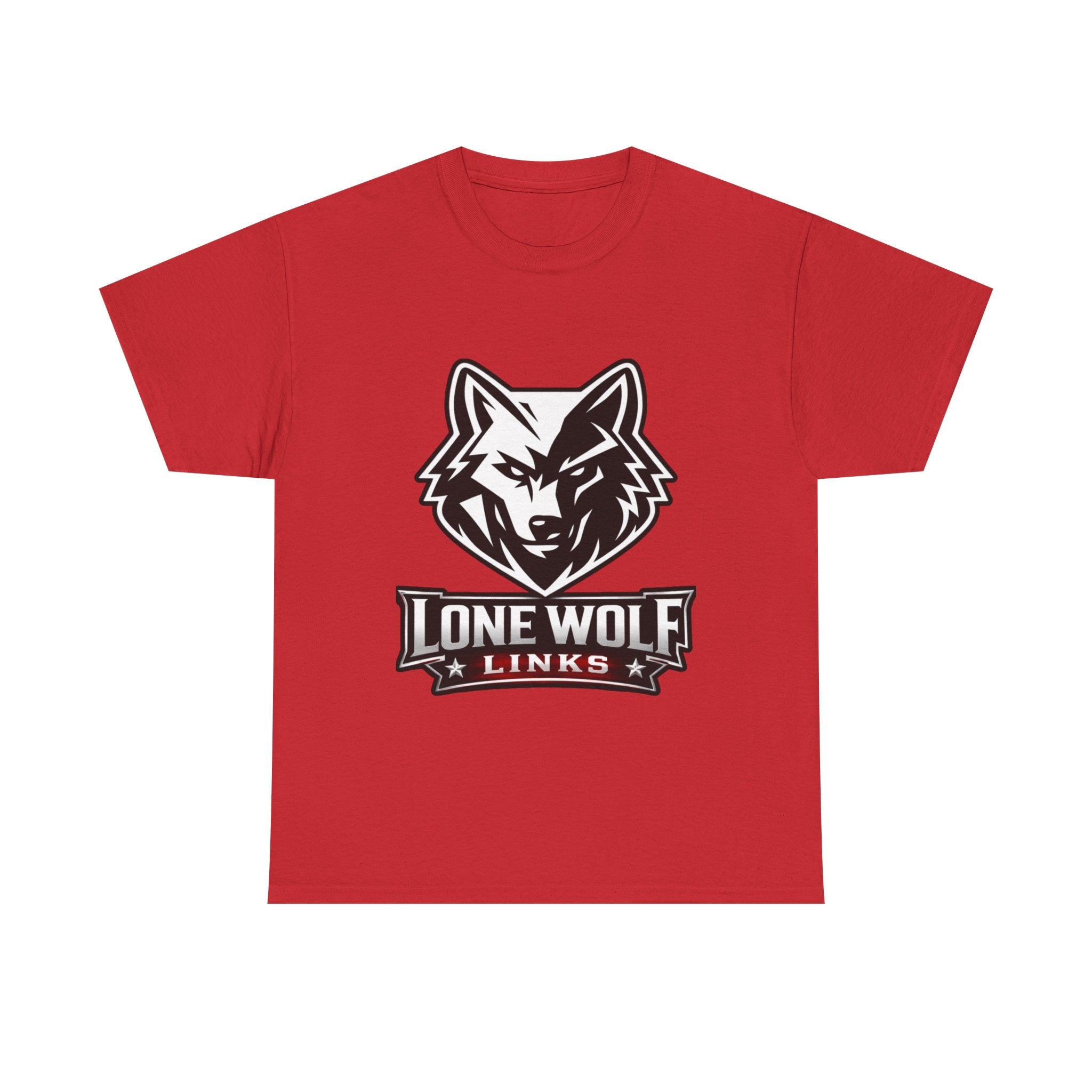 Lone Wolf Golf Unisex T-Shirt Dark Colors - 'Lone Wolf Links' Logo Tee