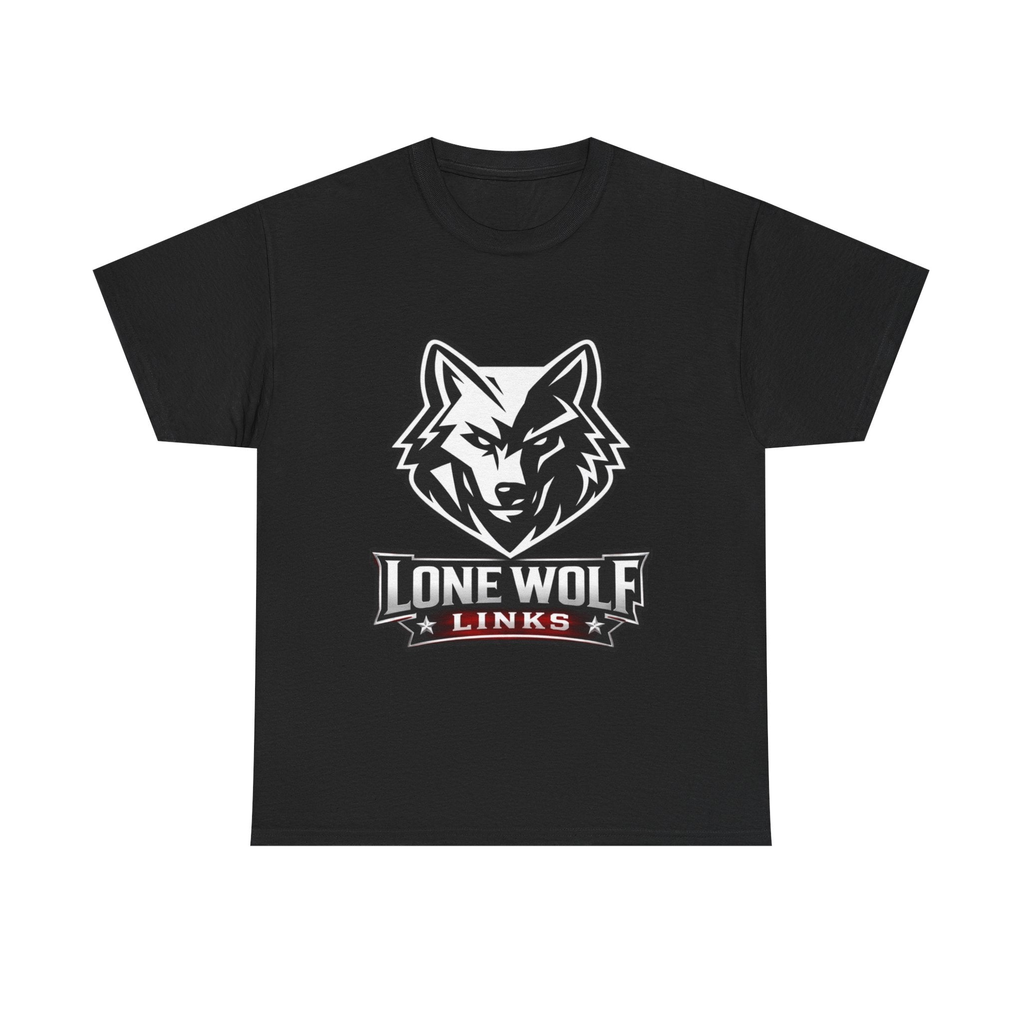 Lone Wolf Golf Unisex T-Shirt Dark Colors - 'Lone Wolf Links' Logo Tee