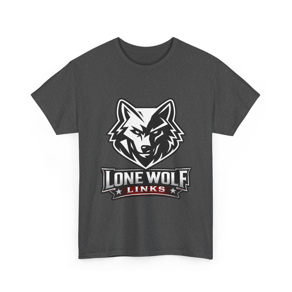 Lone Wolf Golf Unisex T-Shirt Dark Colors - 'Lone Wolf Links' Logo Tee