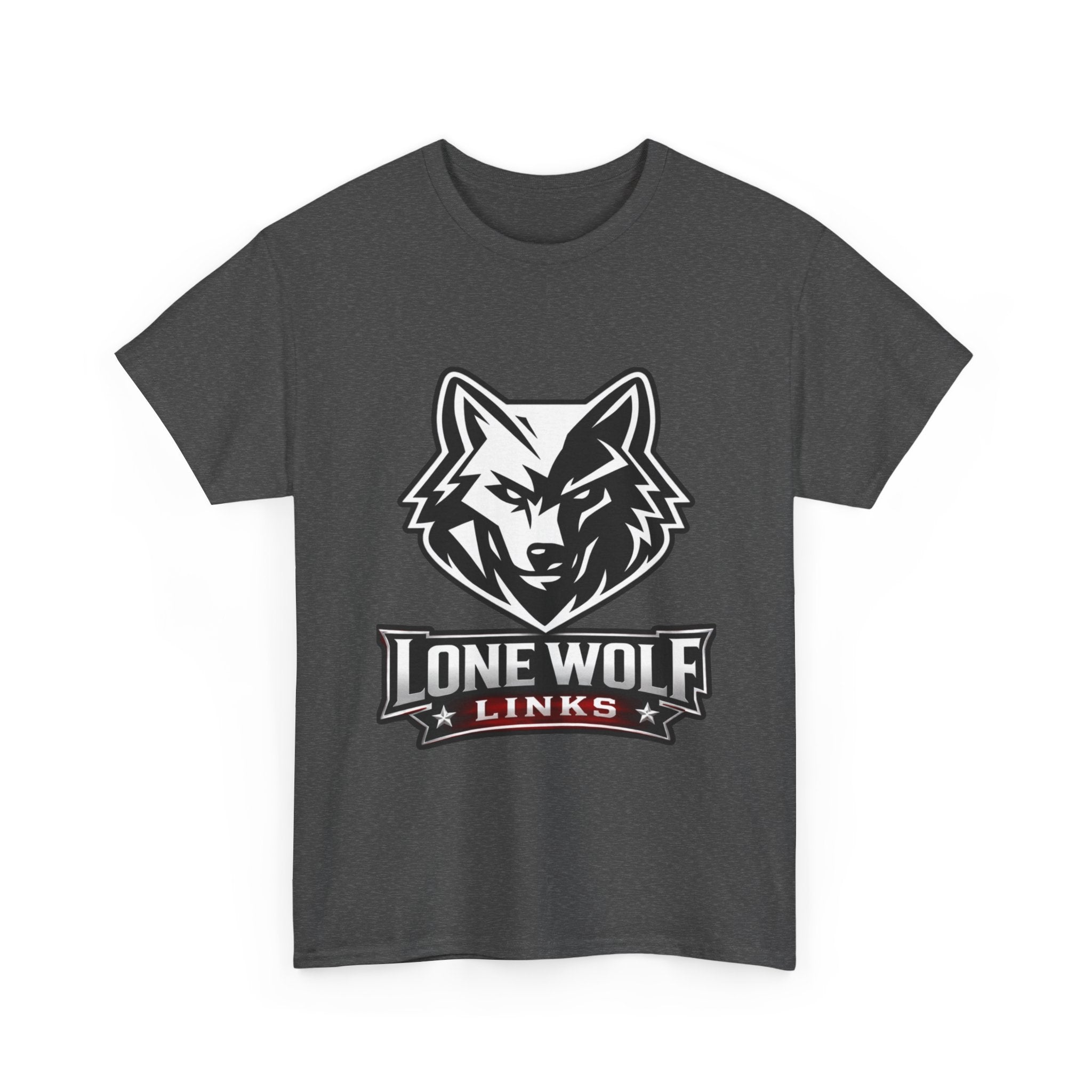 Lone Wolf Golf Unisex T-Shirt Dark Colors - 'Lone Wolf Links' Logo Tee