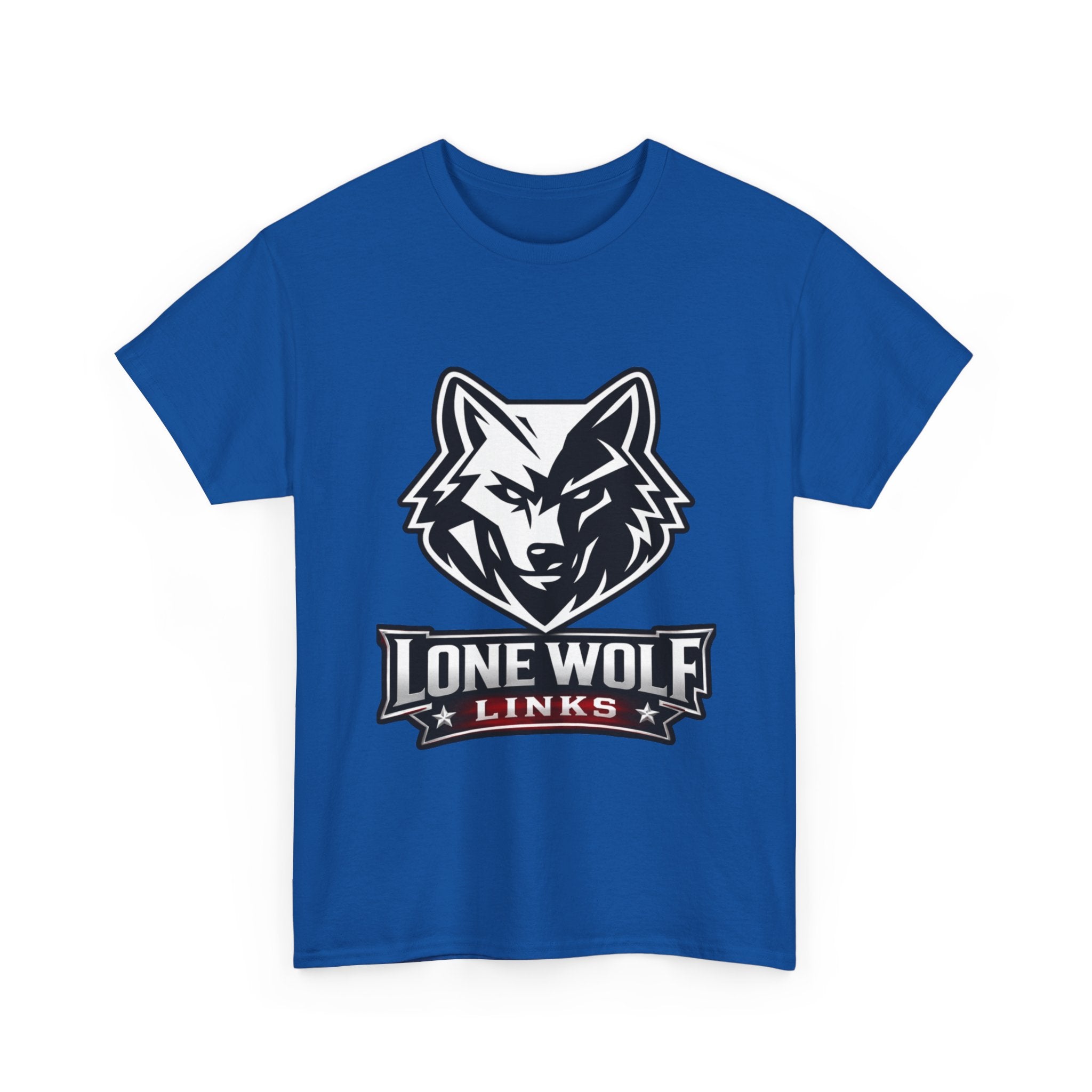 Lone Wolf Golf Unisex T-Shirt Dark Colors - 'Lone Wolf Links' Logo Tee