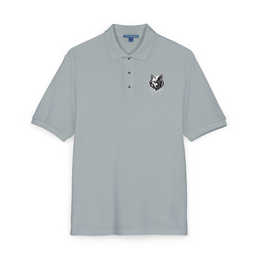 Embroidered Unisex Wolf & Tees Polo Shirt - Casual Golf Wear