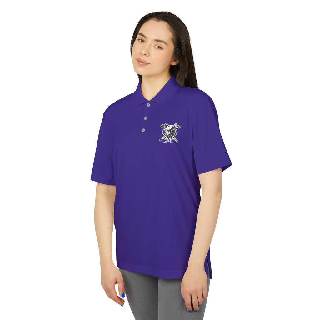 Wolf & Crossed Tees Unisex Polo Shirt - Performance Golf Polo
