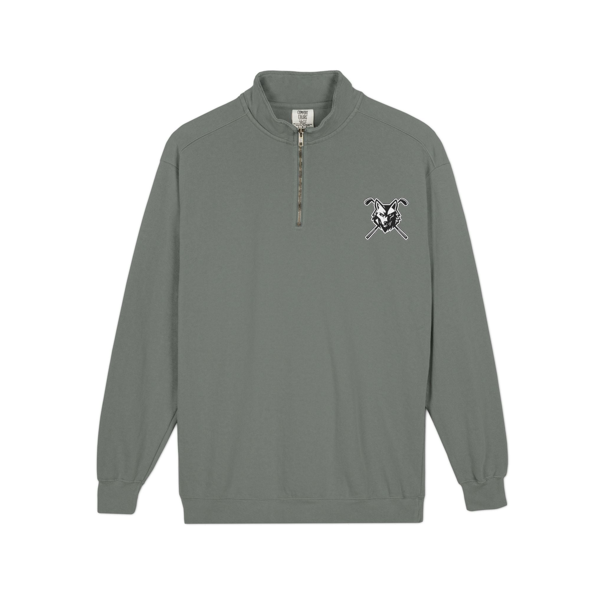 Wolf & Crossed Golf Club Quarter-Zip Unisex Sweatshirt
