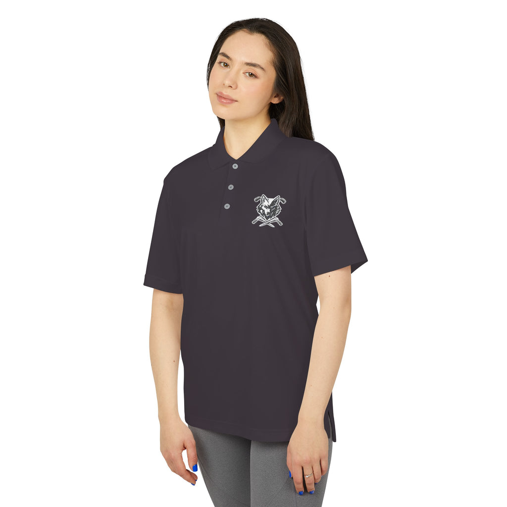 Wolf & Crossed Tees Unisex Polo Shirt - Performance Golf Polo
