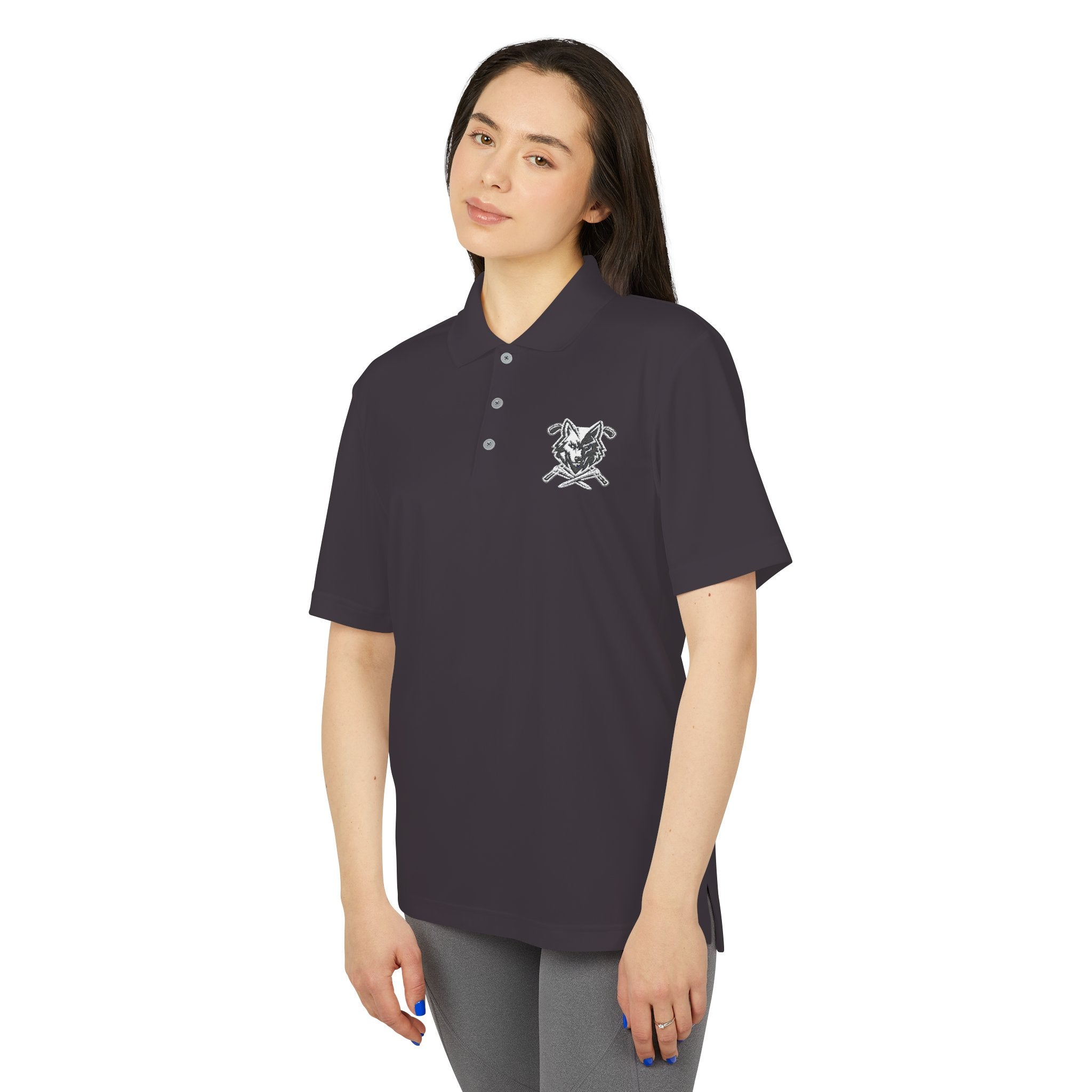 Wolf & Crossed Tees Unisex Polo Shirt - Performance Golf Polo