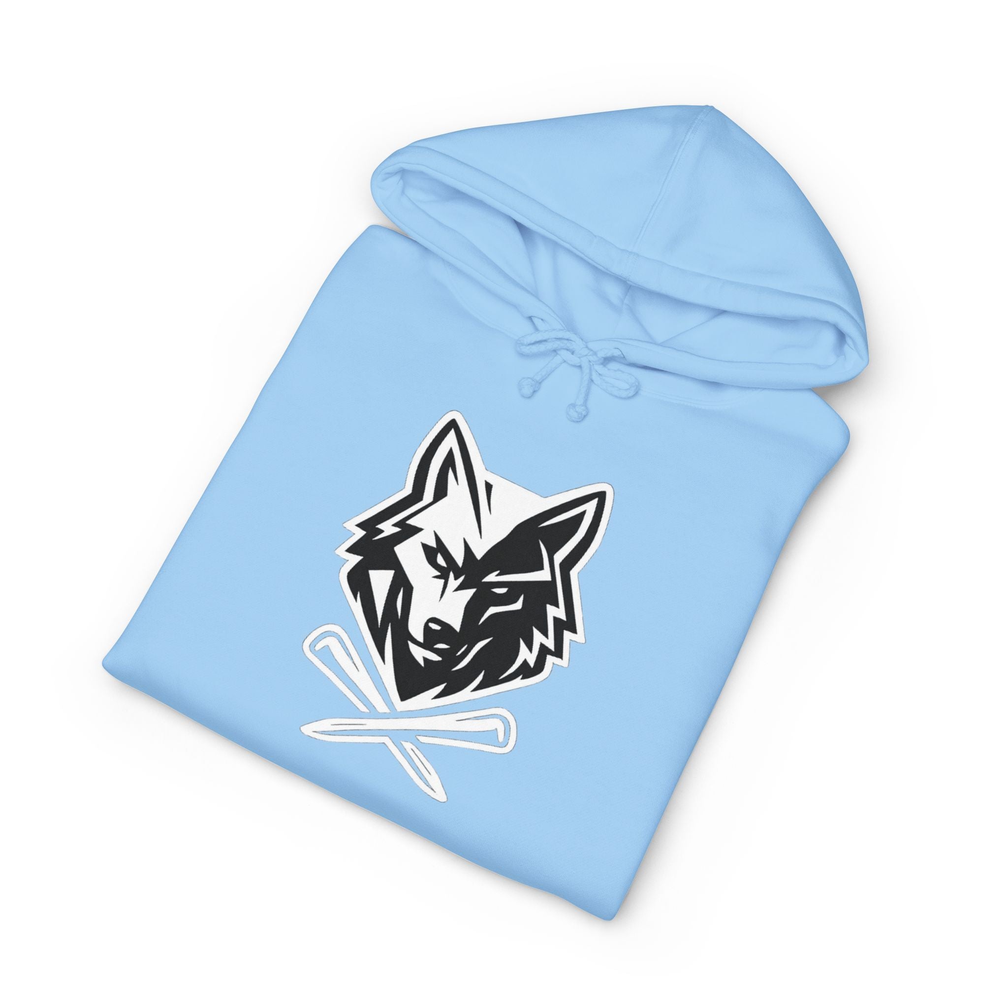Wolf Head Golf Crossed Tees Hoodie – Unisex Golf Wolf Logo Pullover