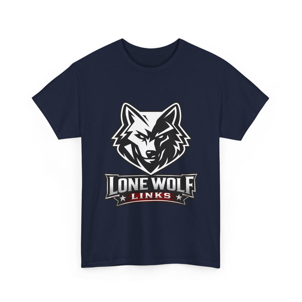Lone Wolf Golf Unisex T-Shirt Dark Colors - 'Lone Wolf Links' Logo Tee