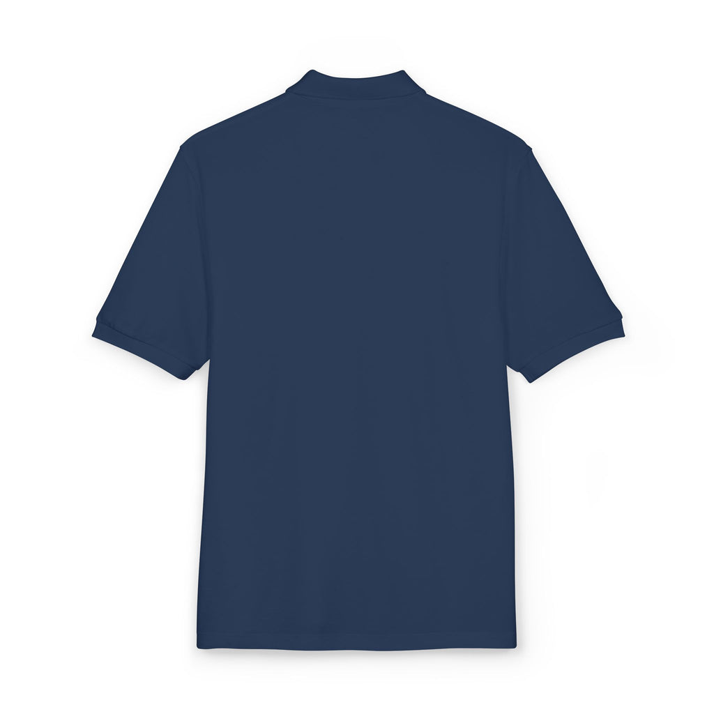 Embroidered Unisex Wolf & Tees Polo Shirt - Casual Golf Wear