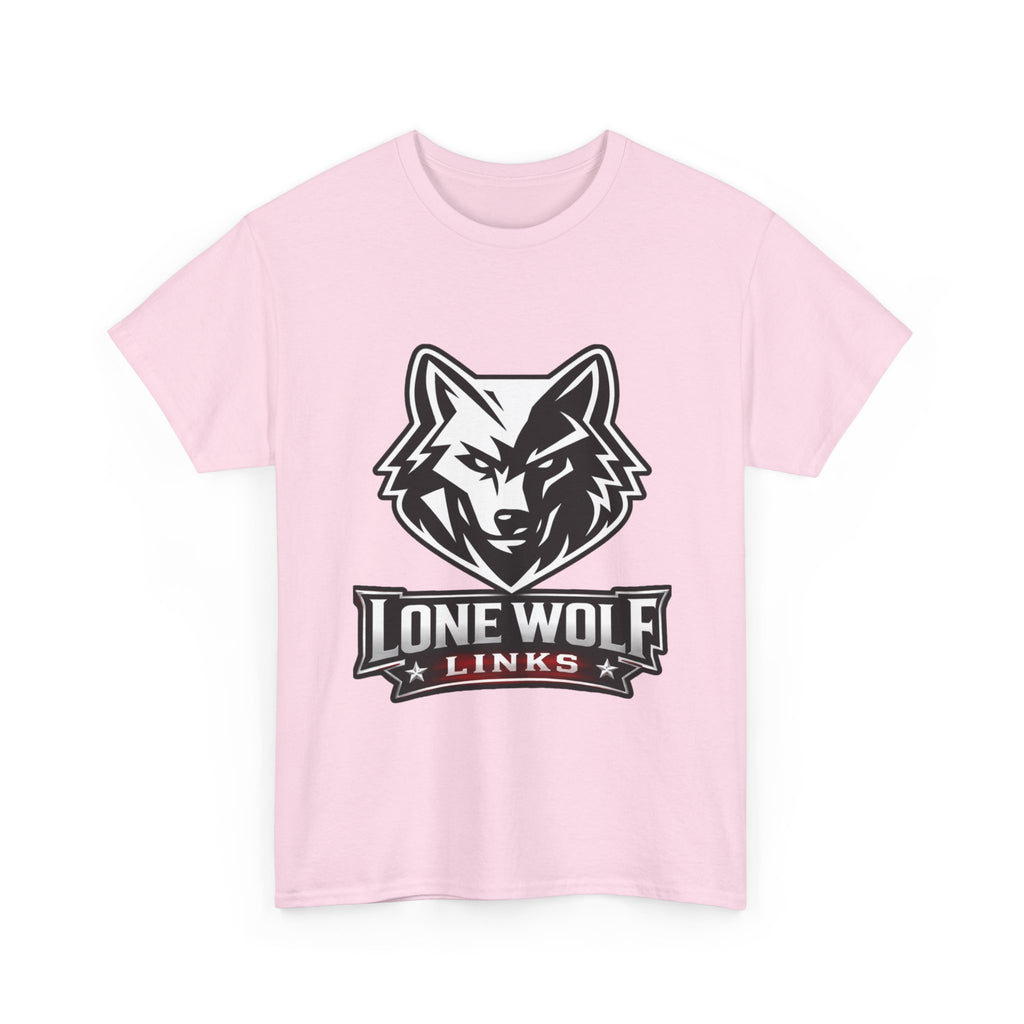 Wolf Logo T‑Shirt Unisex Light Colors - 'Lone Wolf Links' Graphic Tee