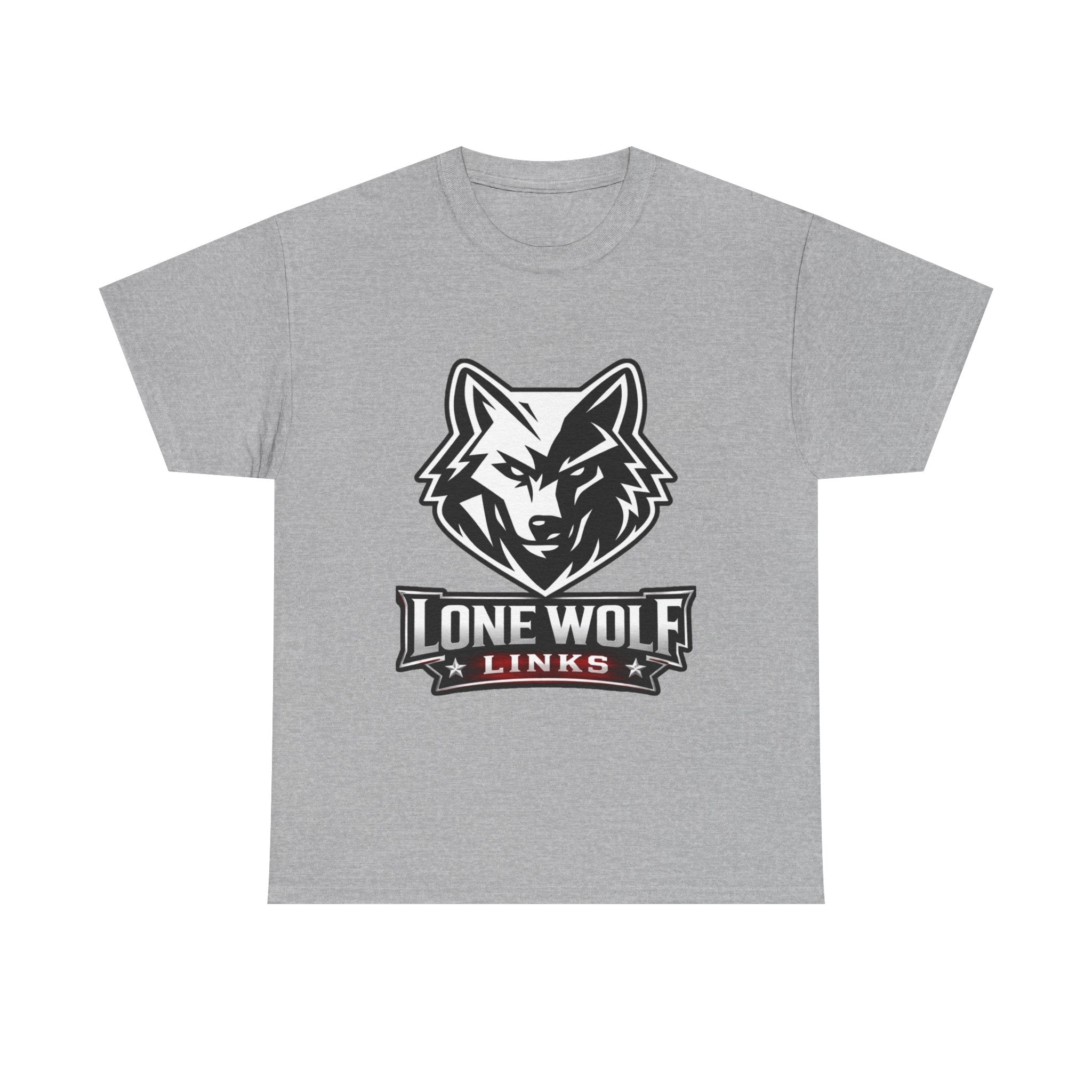 Lone Wolf Golf Unisex T-Shirt Dark Colors - 'Lone Wolf Links' Logo Tee