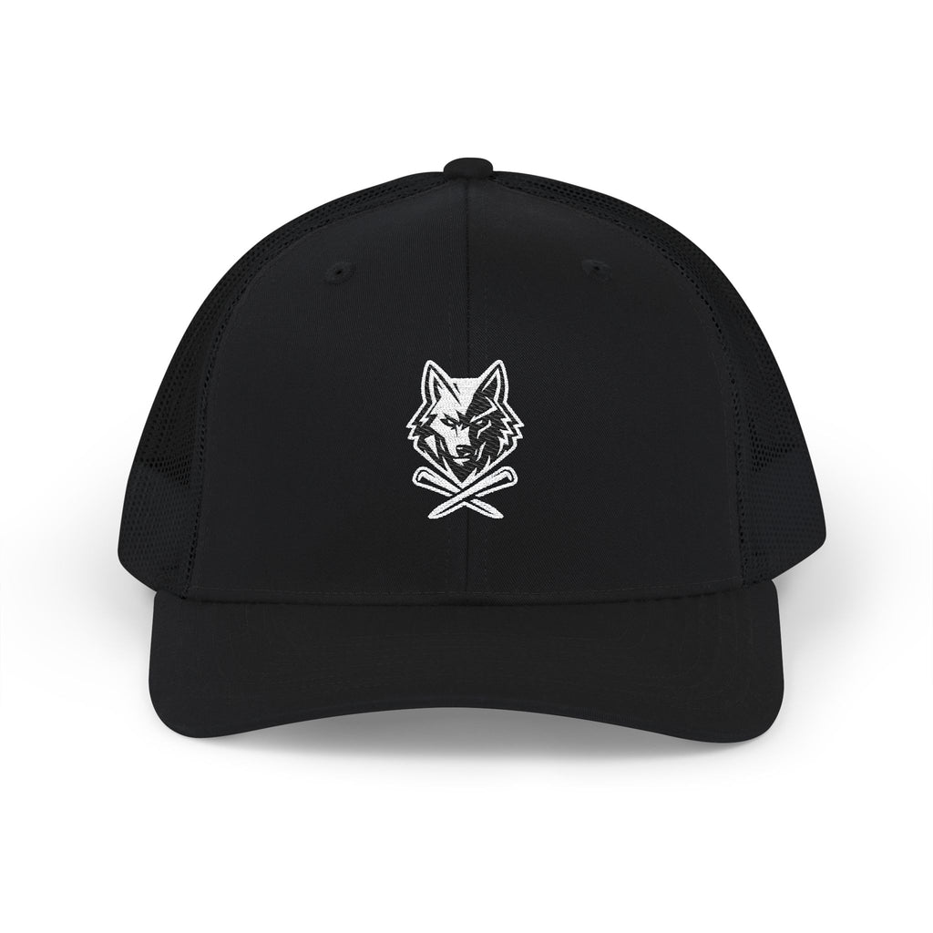 Trucker Hat - Lone Wolf Links with Crossed Tees Embroidered Snapback