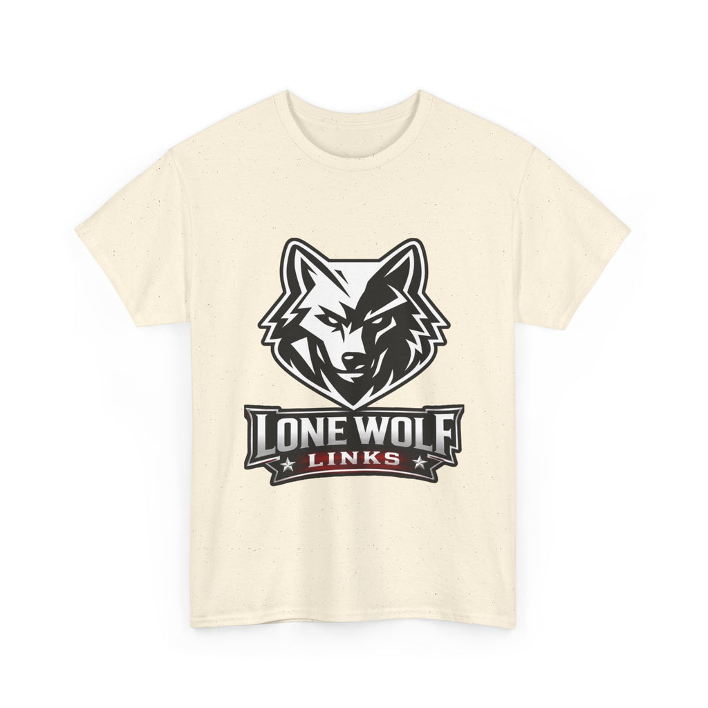 Wolf Logo T‑Shirt Unisex Light Colors - 'Lone Wolf Links' Graphic Tee