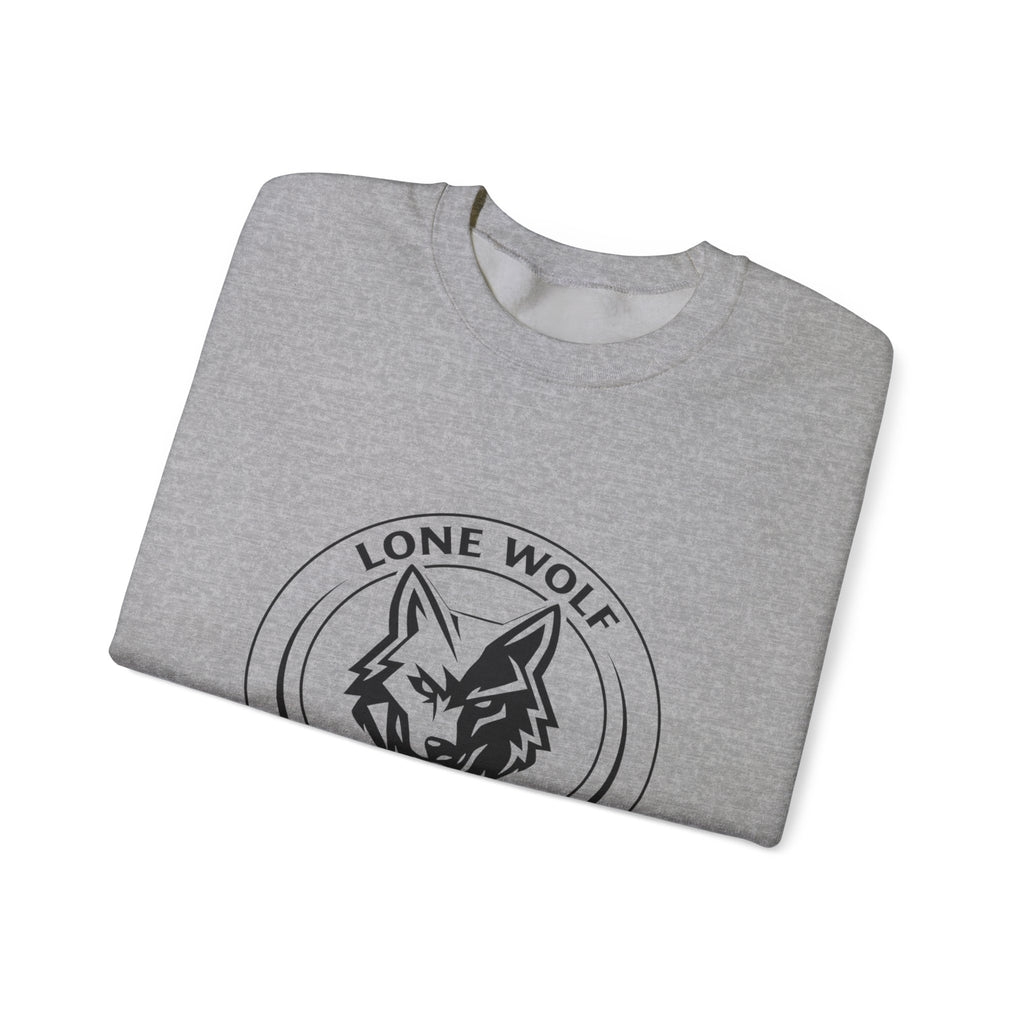 Lone Wolf Links Crewneck Sweatshirt - Unisex Golf Tee Logo Pullover