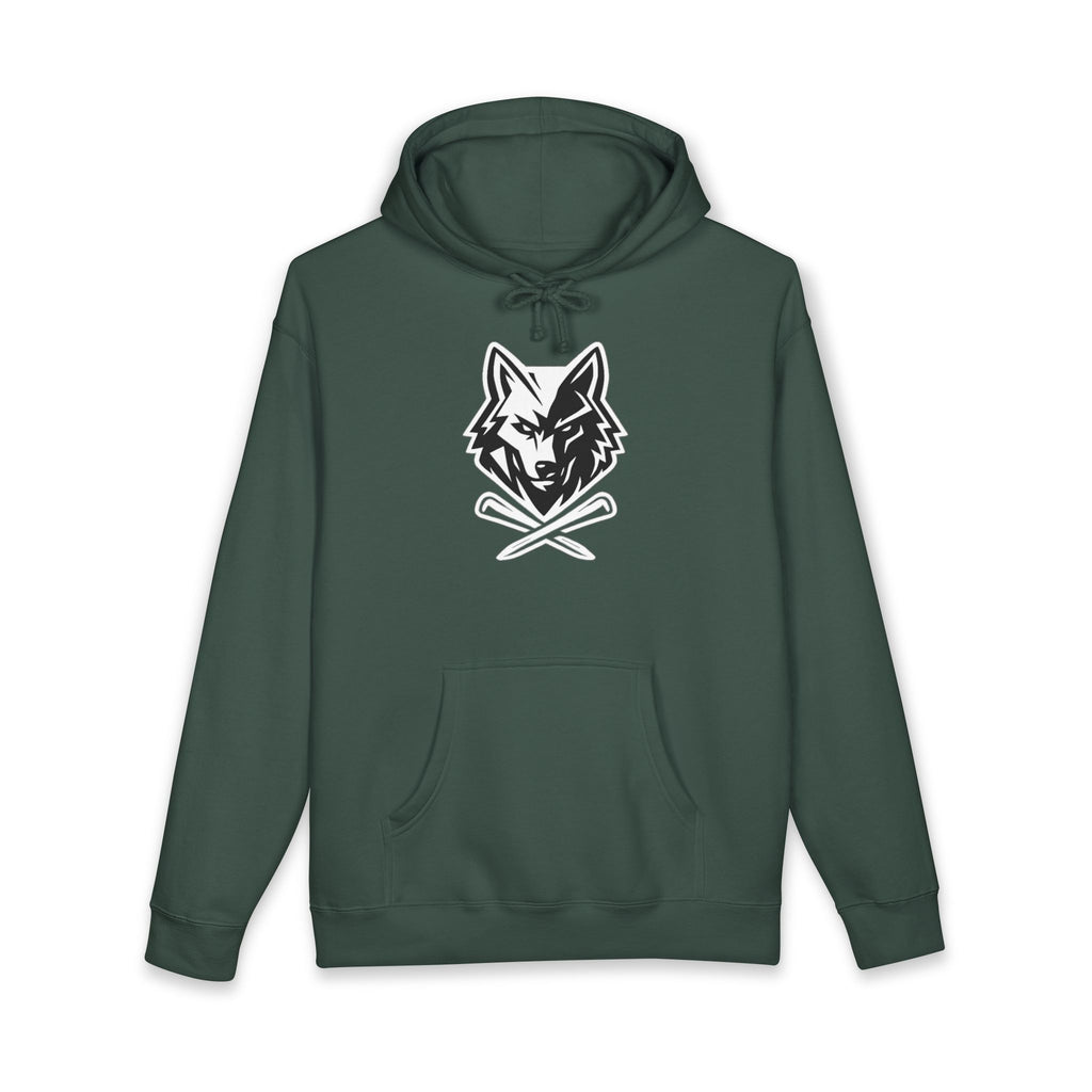 Wolf Head Golf Crossed Tees Hoodie – Unisex Golf Wolf Logo Pullover