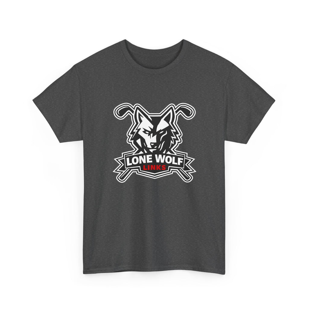 Lone Wolf Golf Unisex T-Shirt Dark Colors - 'Lone Wolf Links' Logo Tee