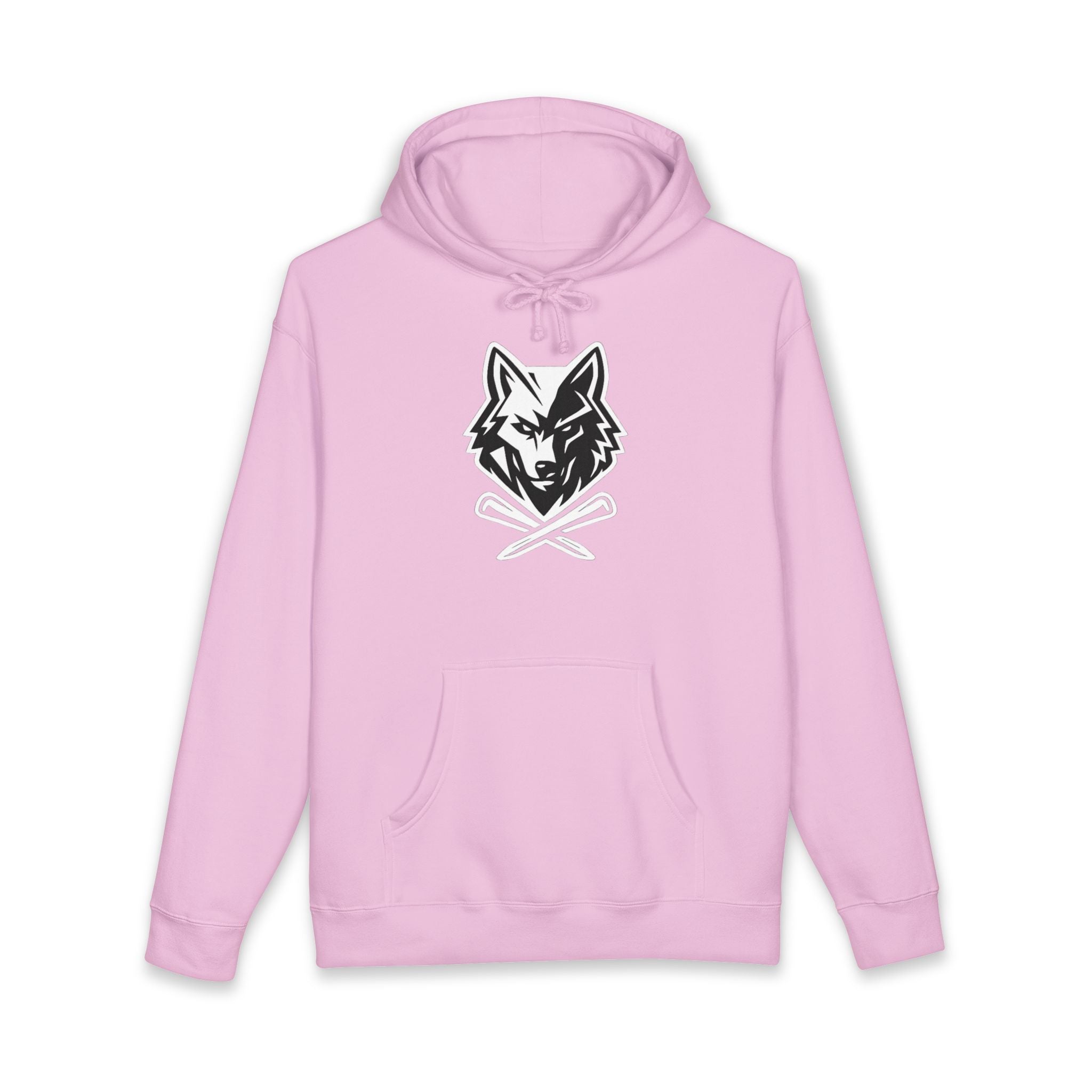 Wolf Head Golf Crossed Tees Hoodie – Unisex Golf Wolf Logo Pullover