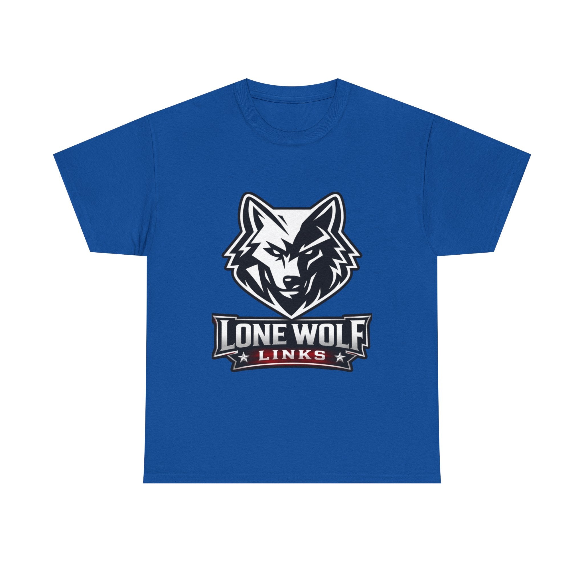 Lone Wolf Golf Unisex T-Shirt Dark Colors - 'Lone Wolf Links' Logo Tee
