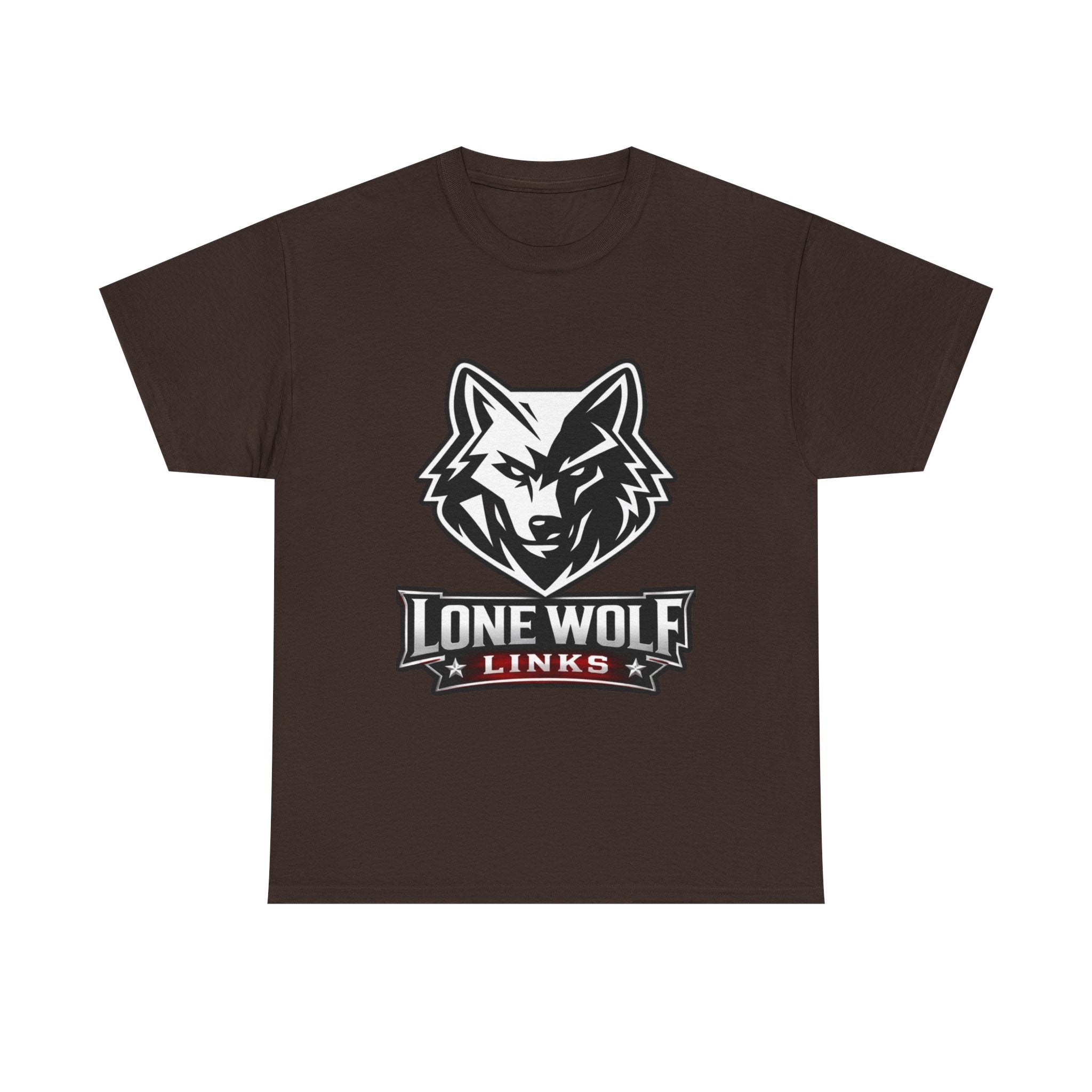 Lone Wolf Golf Unisex T-Shirt Dark Colors - 'Lone Wolf Links' Logo Tee