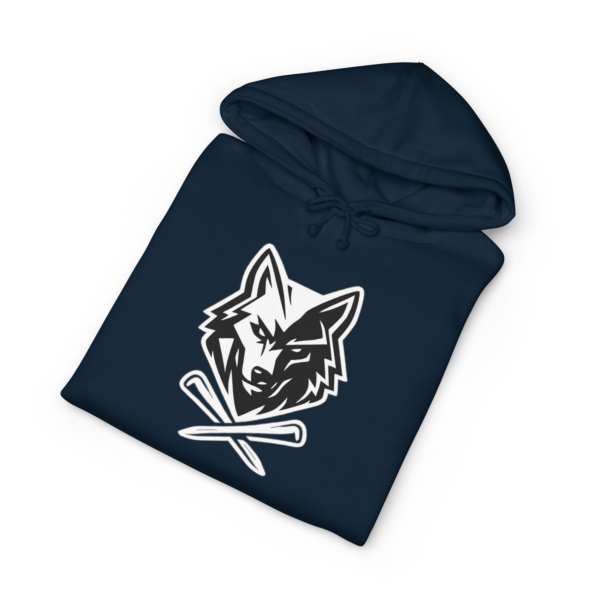 Wolf Head Golf Crossed Tees Hoodie – Unisex Golf Wolf Logo Pullover