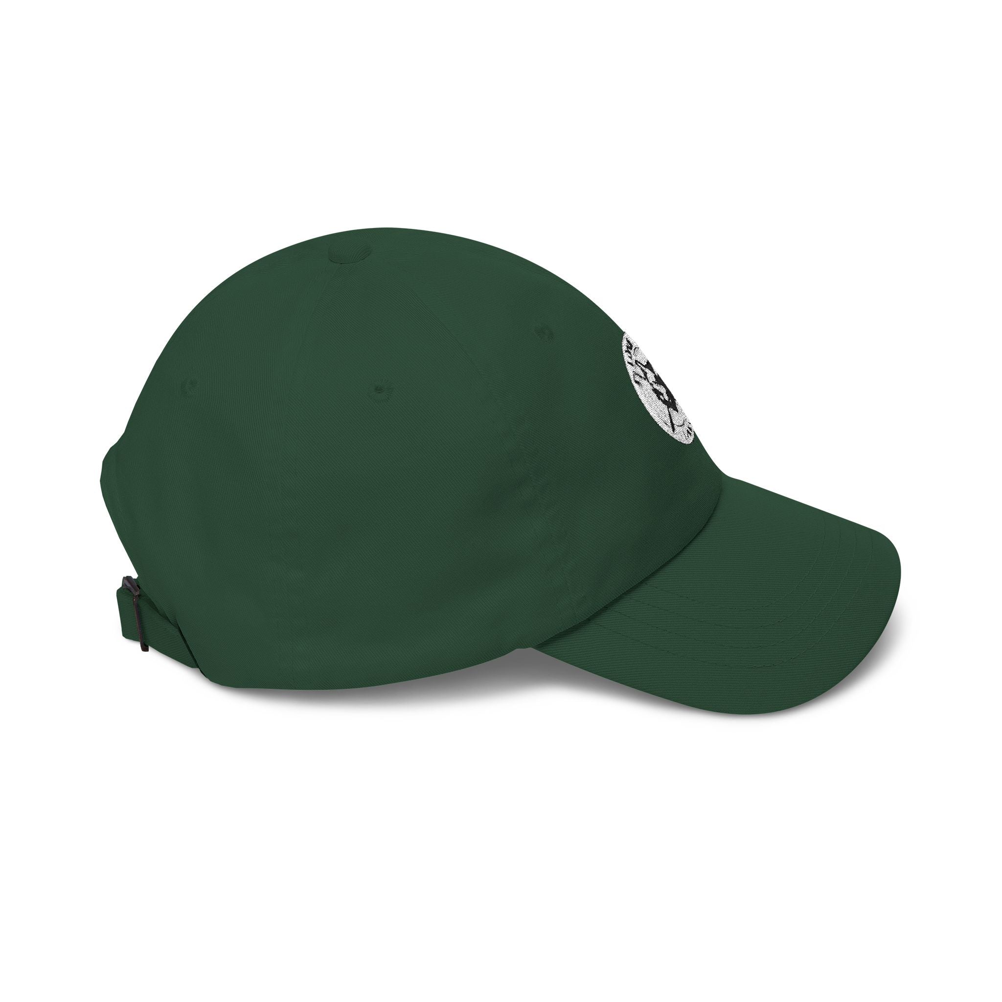 Wolf Emblem Dad Cap – Vintage Stone Wolf Logo Golf Hat