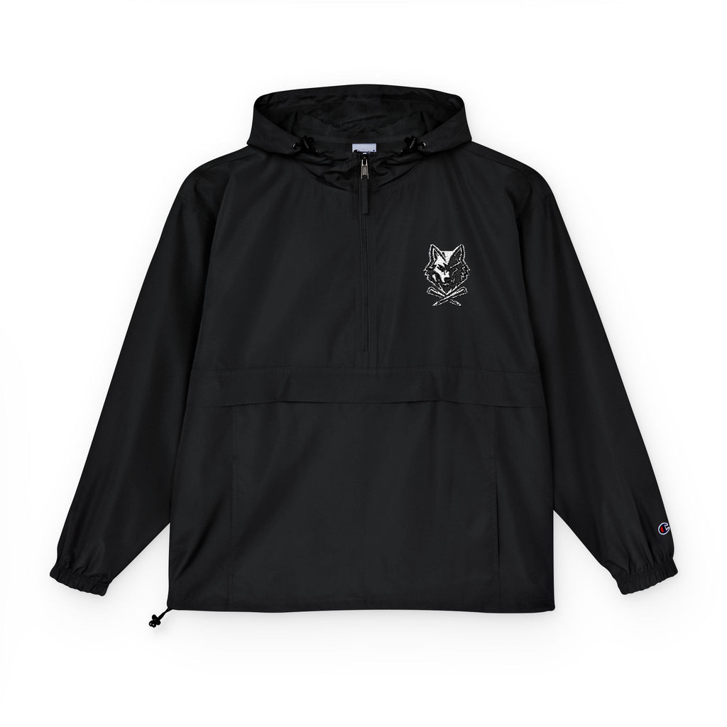 Champion Packable Anorak Jacket - Wolf with Crossed Tees