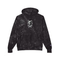 Tie-Dye Lone Wolf with Crossed Tees Hoodie (Unisex)