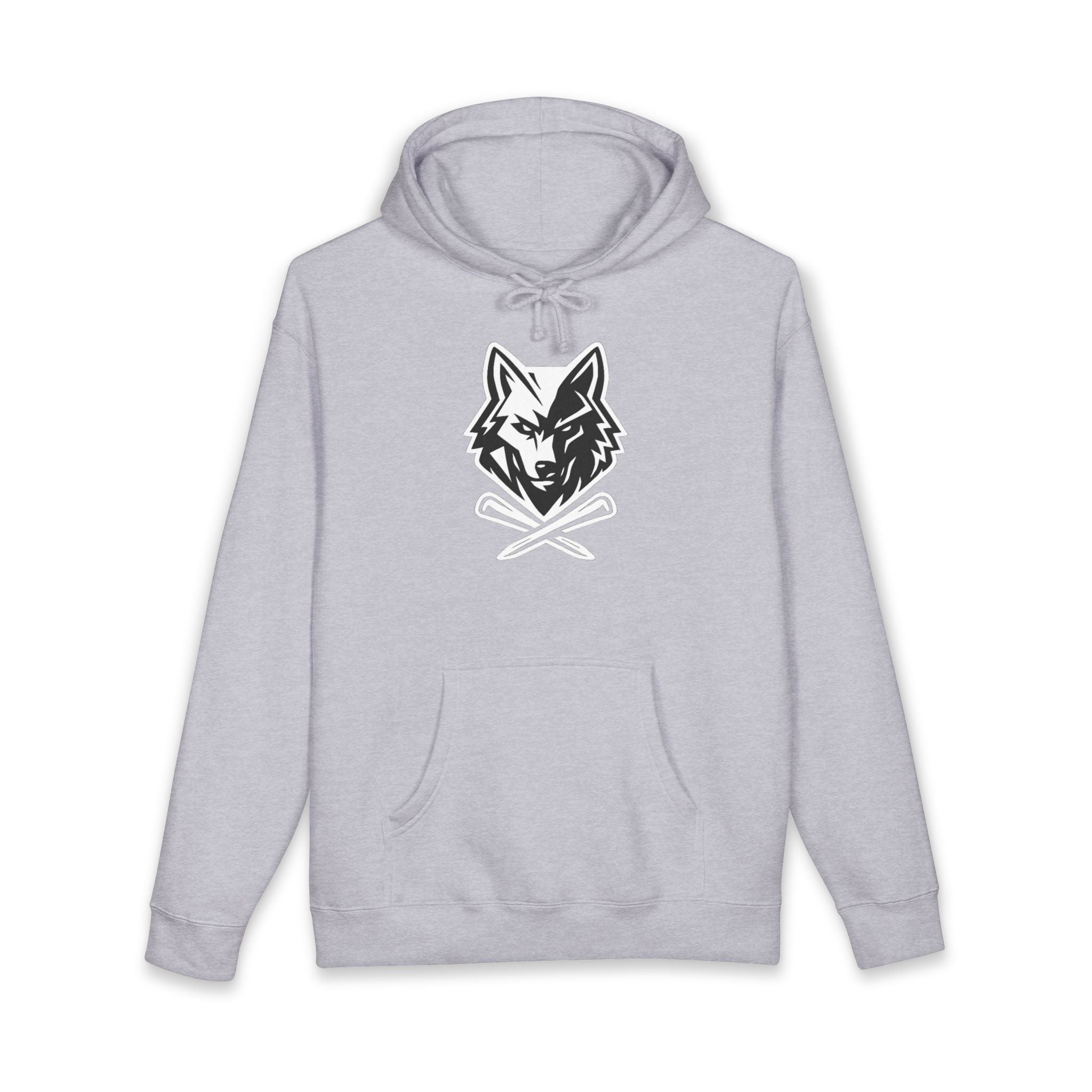 Wolf Head Golf Crossed Tees Hoodie – Unisex Golf Wolf Logo Pullover