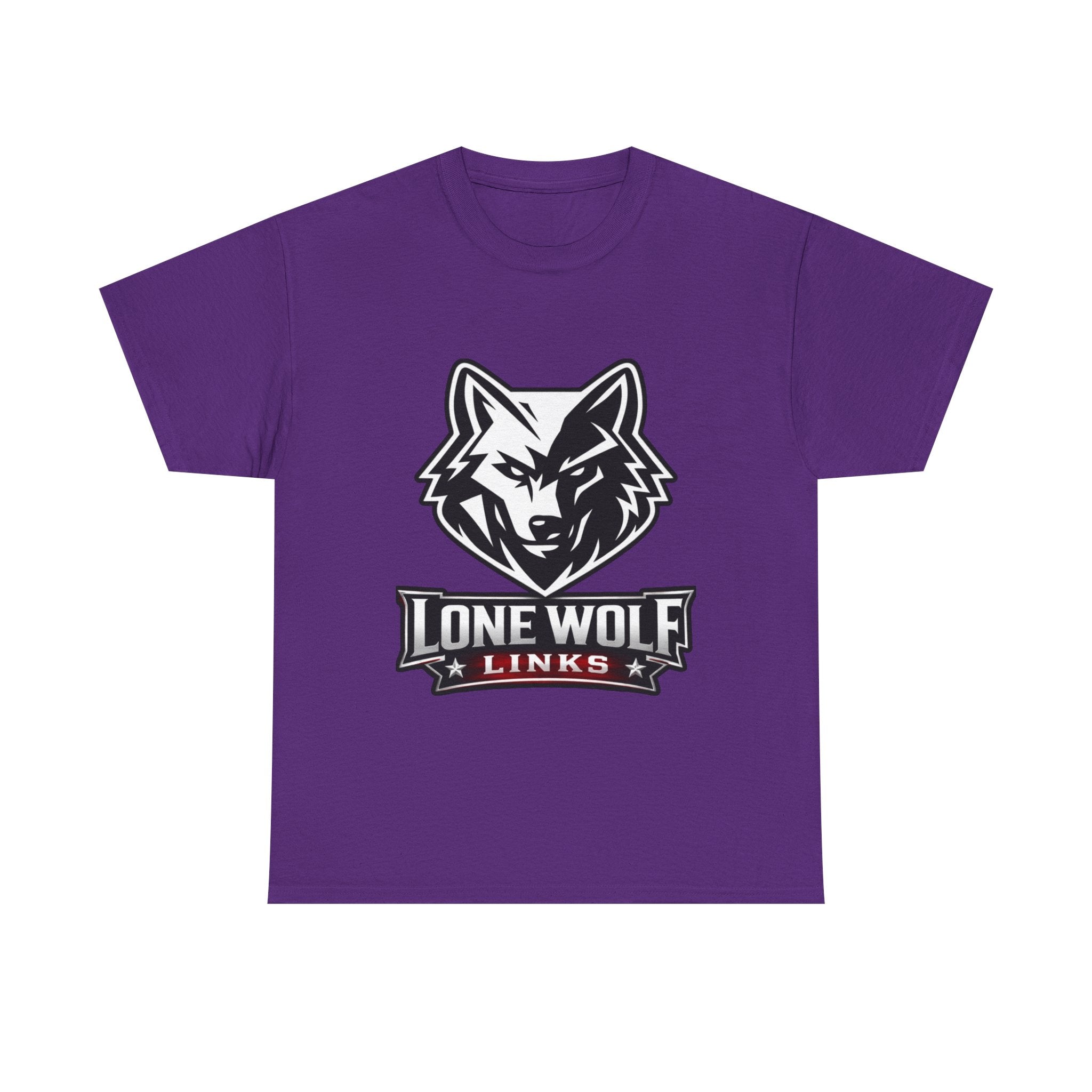 Lone Wolf Golf Unisex T-Shirt Dark Colors - 'Lone Wolf Links' Logo Tee