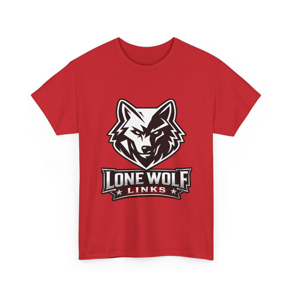 Lone Wolf Golf Unisex T-Shirt Dark Colors - 'Lone Wolf Links' Logo Tee