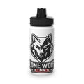 Lone Wolf Sports Stainless Steel Water Bottle - Insulated Athletic Bottle with Sports Lid