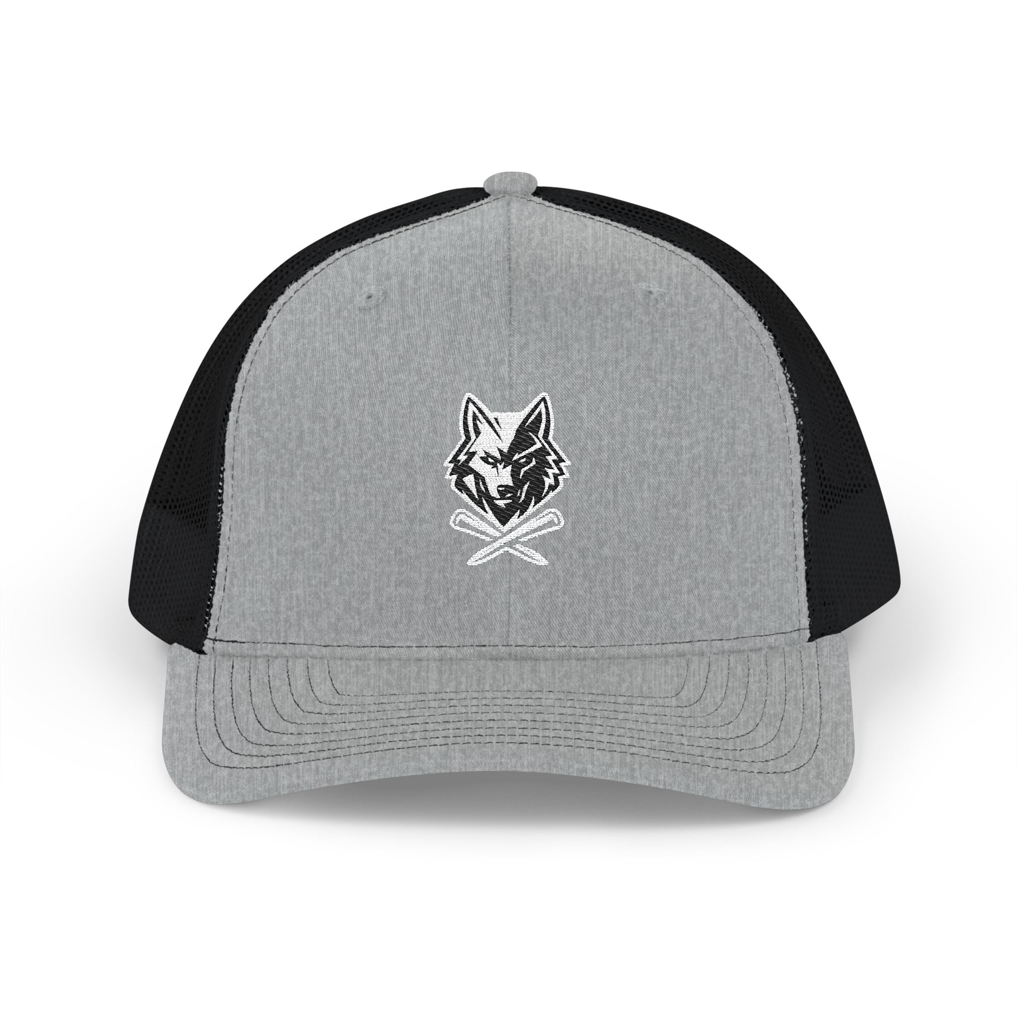 Trucker Hat - Lone Wolf Links with Crossed Tees Embroidered Snapback
