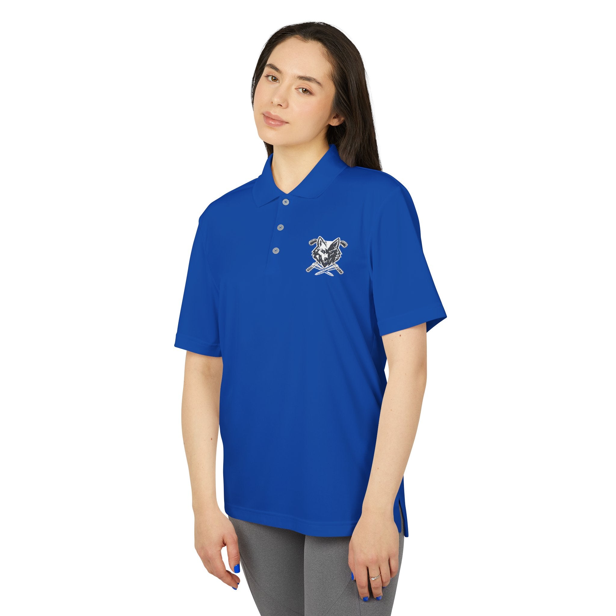 Wolf & Crossed Tees Unisex Polo Shirt - Performance Golf Polo