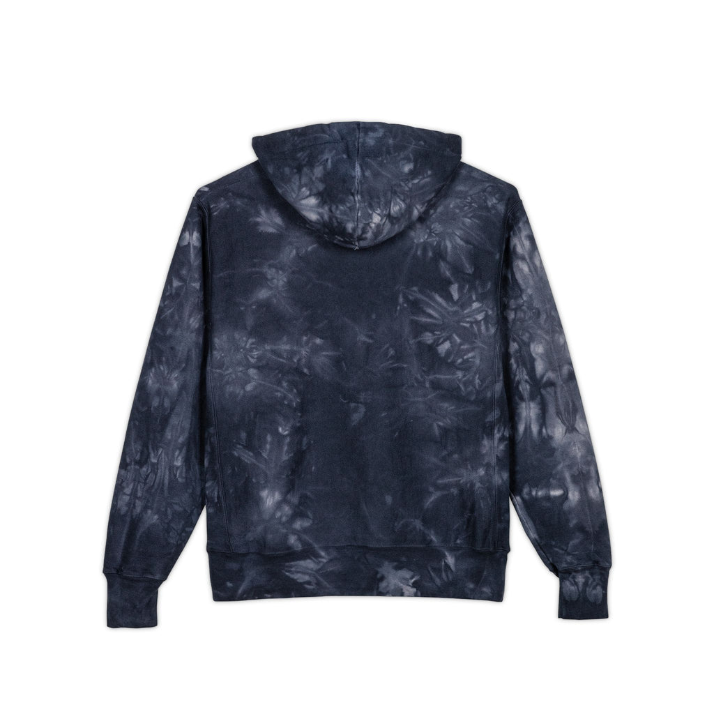 Tie-Dye Lone Wolf with Crossed Tees Hoodie (Unisex)