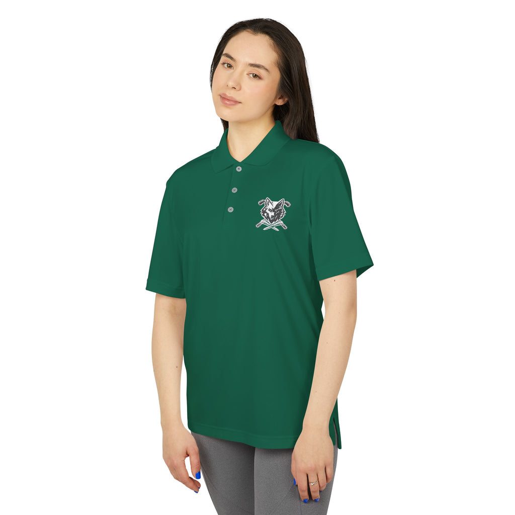 Wolf & Crossed Tees Unisex Polo Shirt - Performance Golf Polo