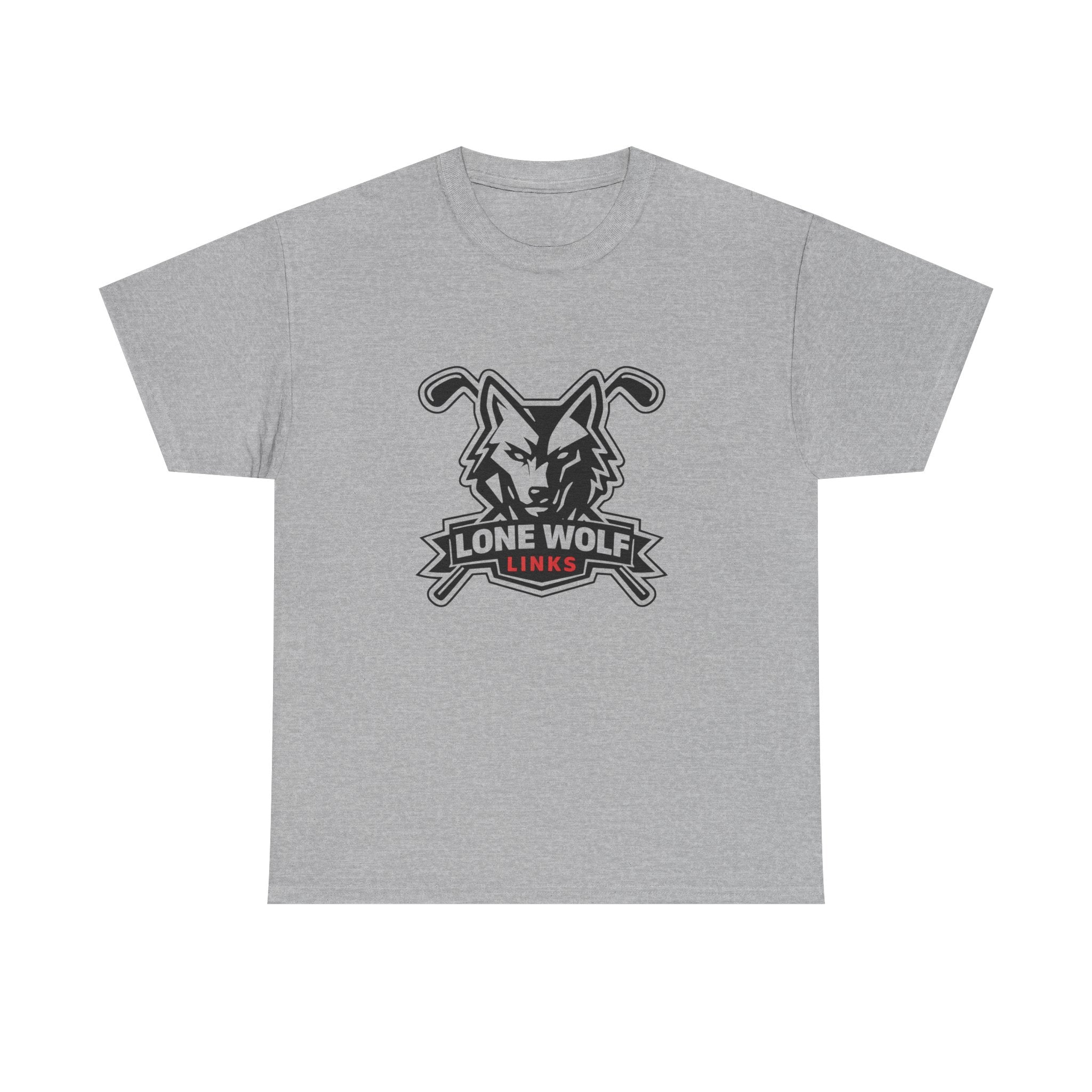 Wolf Logo T‑Shirt Unisex Light Colors - 'Lone Wolf Links' Graphic Tee