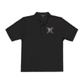 Embroidered Unisex Wolf & Clubs Polo Shirt - Casual Golf Wear