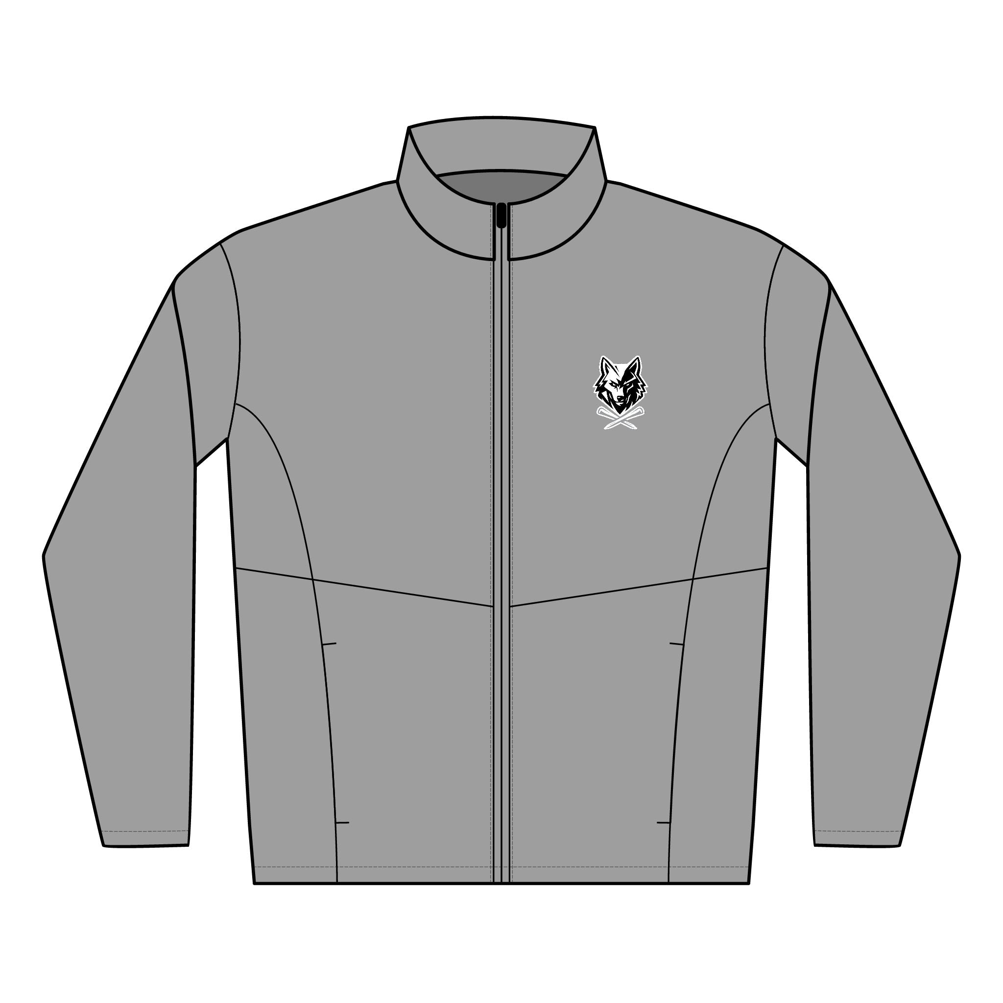 Men's Embroidered Soft Shell Jacket - Athletic Team Crest