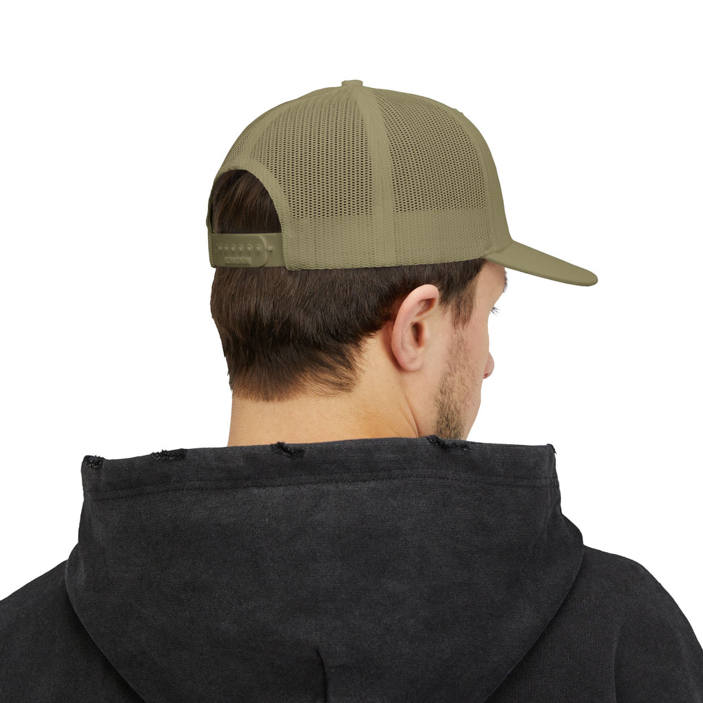 Trucker Hat - Lone Wolf Links with Crossed Tees Embroidered Snapback