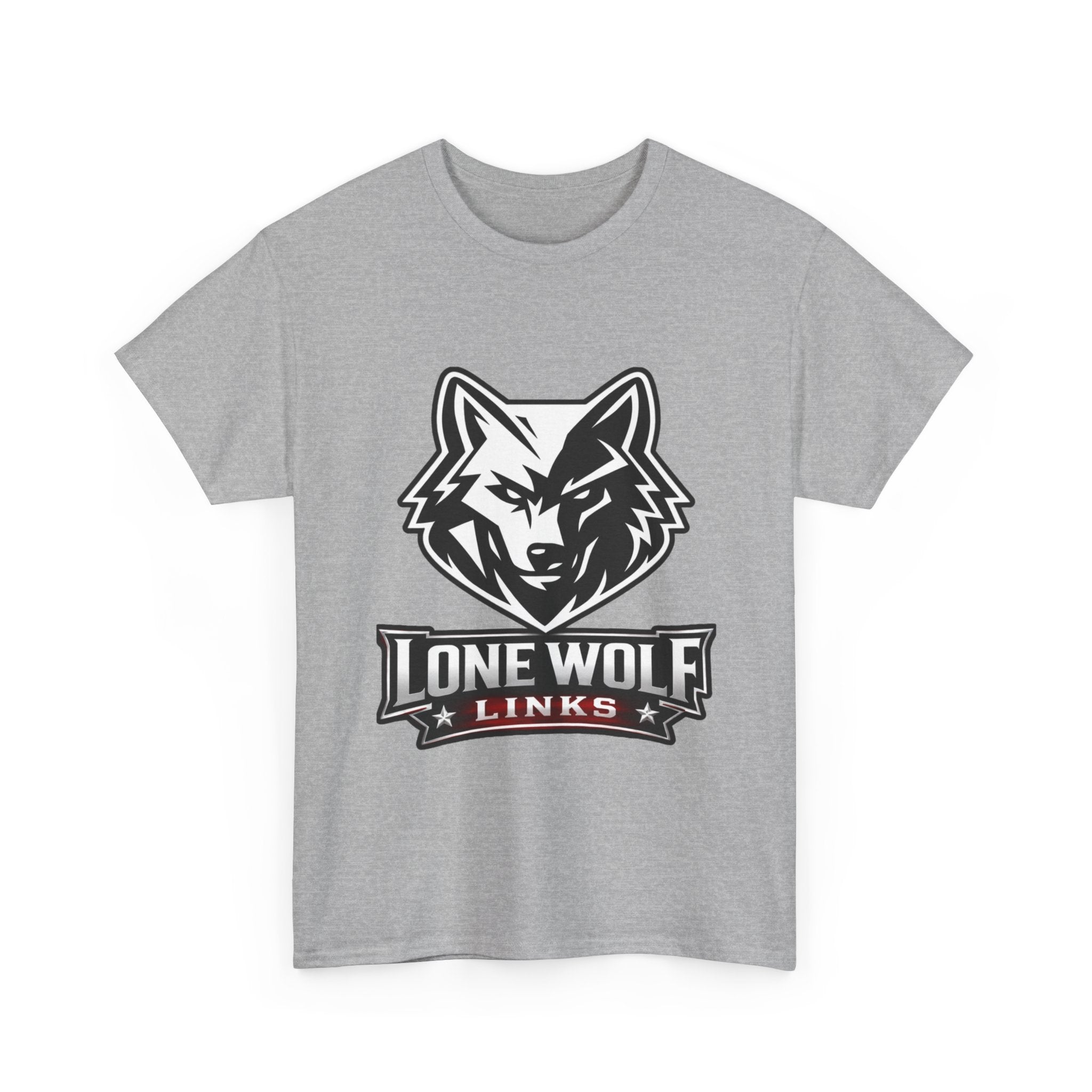 Lone Wolf Golf Unisex T-Shirt Dark Colors - 'Lone Wolf Links' Logo Tee