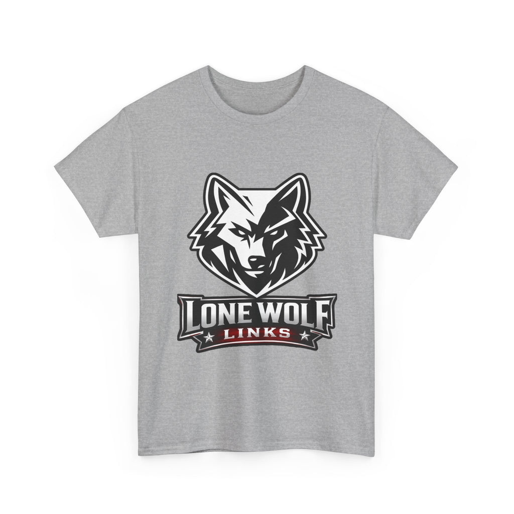Wolf Logo T‑Shirt Unisex Light Colors - 'Lone Wolf Links' Graphic Tee