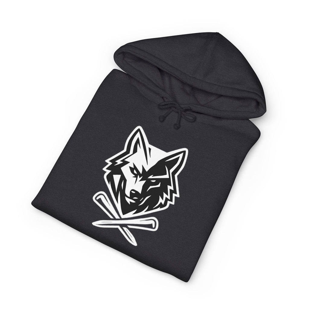 Wolf Head Golf Crossed Tees Hoodie – Unisex Golf Wolf Logo Pullover
