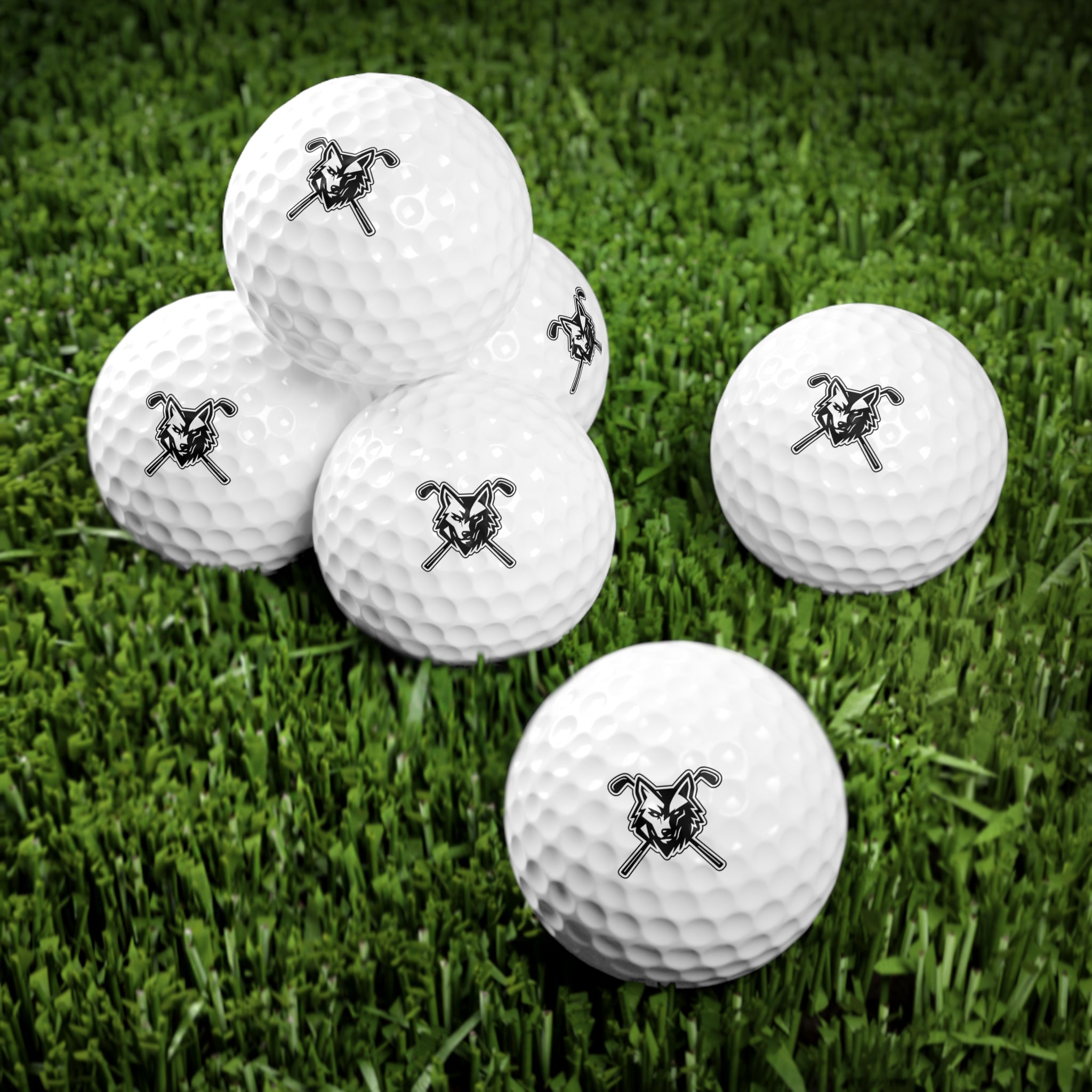 Lone Wolf Links Golf Balls, 6pcs