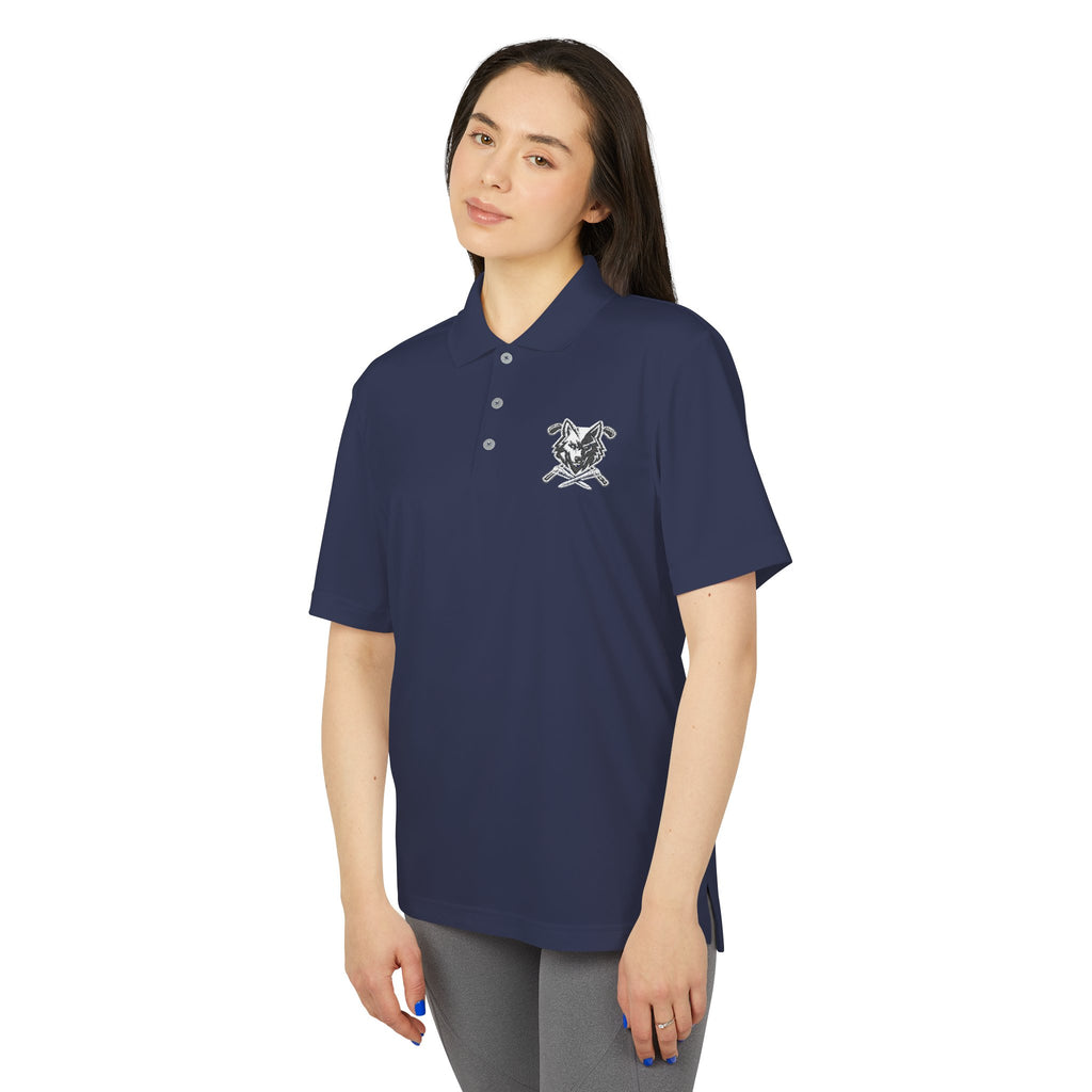 Wolf & Crossed Tees Unisex Polo Shirt - Performance Golf Polo